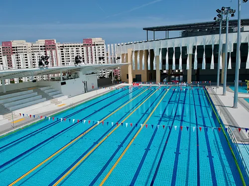 Outdoor pool at Bedok Swimming Complex