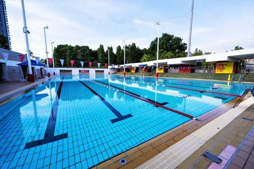 Outdoor pool at Bishan Swimming Complex