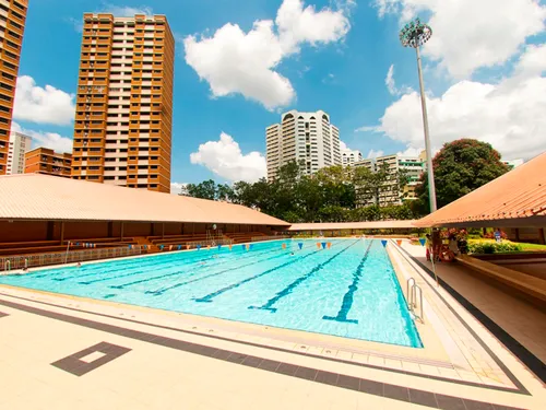Outdoor pool at Bukit Batok Swimming Complex