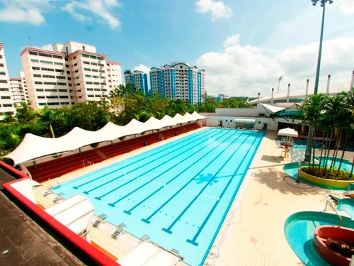 Competition pool at Choa Chu Kang Swimming Complex