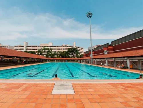 Outdoor pool at Hougang Swimming Complex