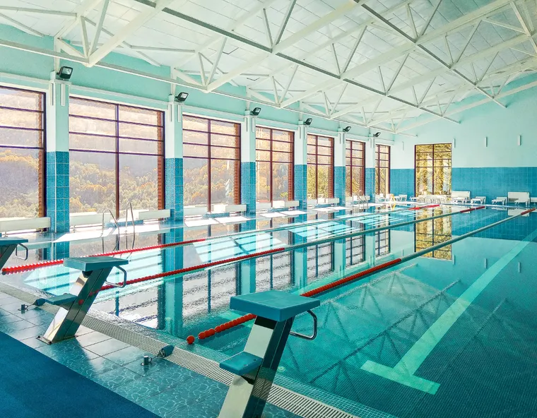 Indoor competition pool at Punggol Swimming Complex
