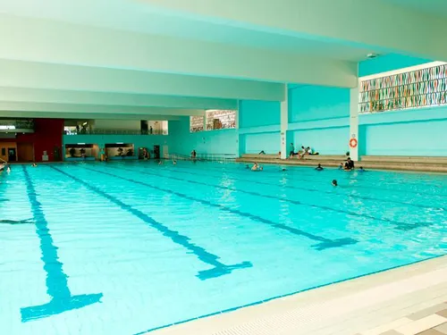 Indoor pool at Sengkang Swimming Complex